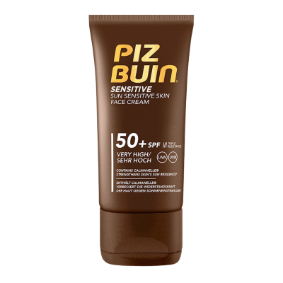 Piz Buin Sensitive Cream Αδιάβροχη Αντηλιακή Κρέμα Προσώπου SPF50 50ml