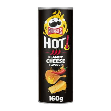 Pringles Hot Flaming Cheese Flavour 160g