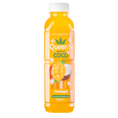 Queens Nata De Coco Mango 500ml