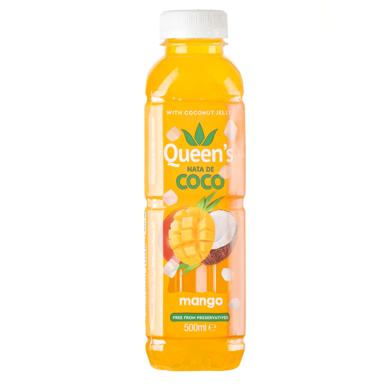 Queens Nata De Coco Mango 500ml