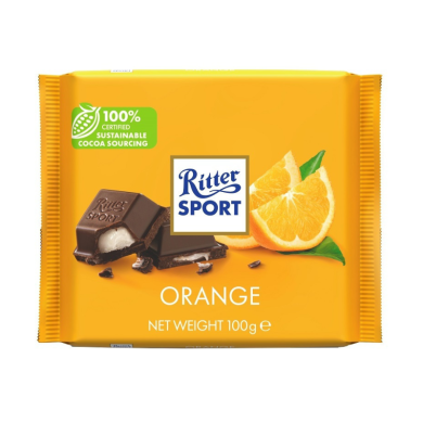Ritter Sport Σοκολάτα με Πορτοκάλι 100g