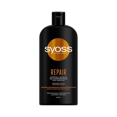 Syoss Repair Shampoo για Ξηρά & Ταλαιπωρημένα Μαλλιά 750ml