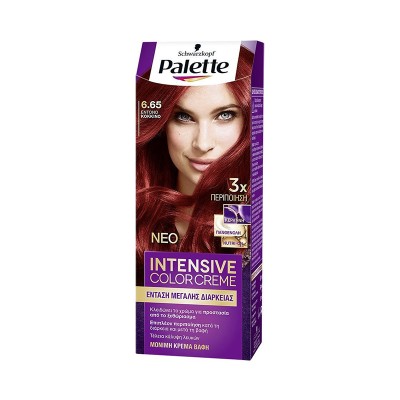 Schwarzkopf Palette Intensive Color Creme 6.65 Έντονο Κόκκινο 50ml Υγεία & Ομορφιά