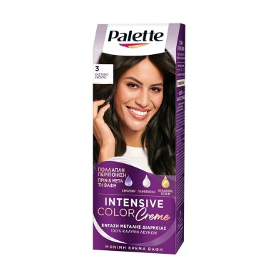 Schwarzkopf Palette Intensive Color Creme 3 Καστανό Σκούρο 50ml