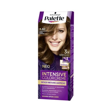 Schwarzkopf Palette Intensive Color Creme 6.60 Ξανθό Σκούρο Χρυσό Σοκολατί 50ml