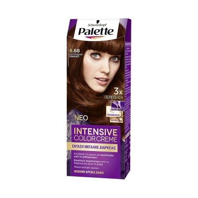 Schwarzkopf Palette Intensive Color Creme 6.68 Σοκολατί 50ml Υγεία & Ομορφιά