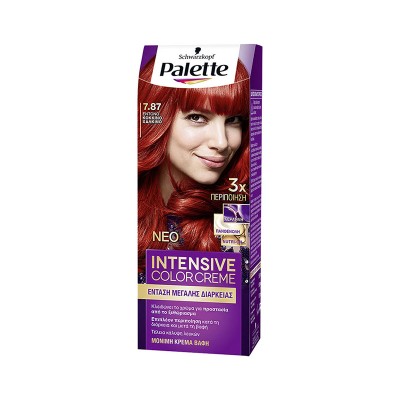 Schwarzkopf Palette Intensive Color Creme 7.87 Κόκκινο Χάλκινο 50ml Υγεία & Ομορφιά