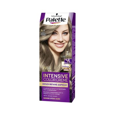 Schwarzkopf Palette Intensive Color Creme 8.1 Ξανθό Ανοιχτό Σαντρέ 50ml Υγεία & Ομορφιά