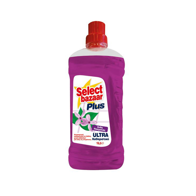 Select Bazaar Plus Ultra Καθαριστικό Πατώματος με Άνθη Πασχαλιάς 1lt Είδη Καθαρισμού