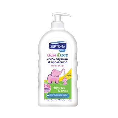 Septona Calm n' Care Baby Shampoo & Shower Gel with Balm & Aloe 500ml