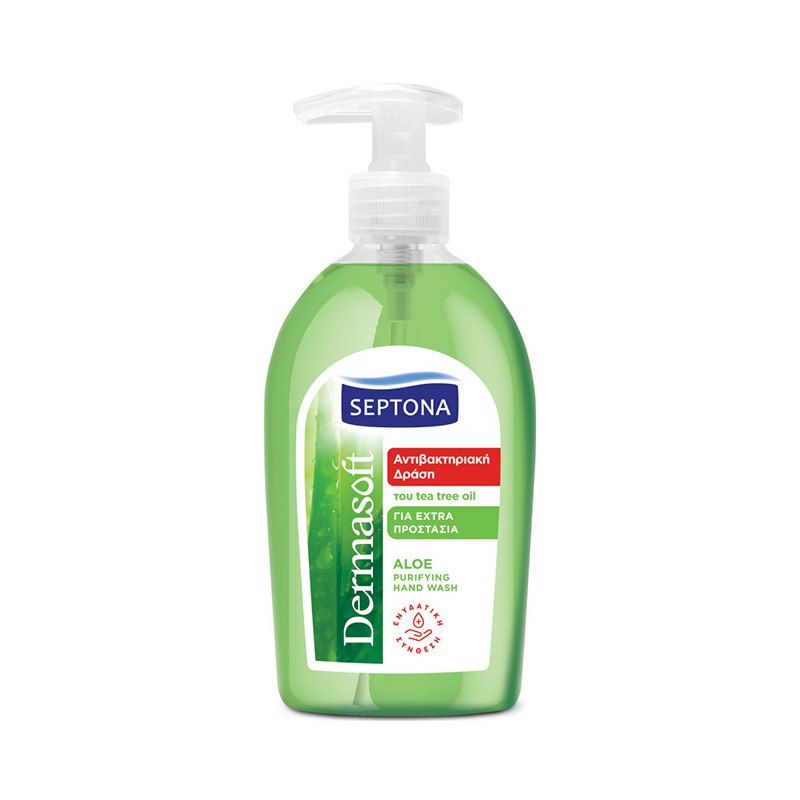 Septona Dermasoft Υγρό Σαπούνι Χεριών με Αλόη 600ml Υγεία & Ομορφιά