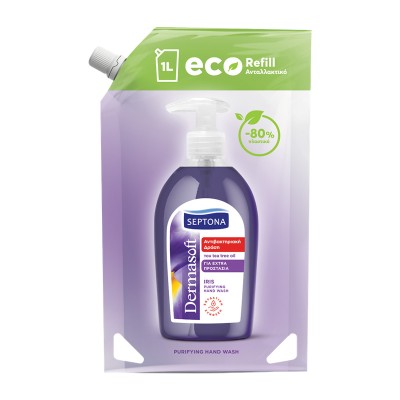 Septona Dermasoft Κρεμοσάπουνο Ανταλλακτικό με Ίριδα 1000ml Υγεία & Ομορφιά