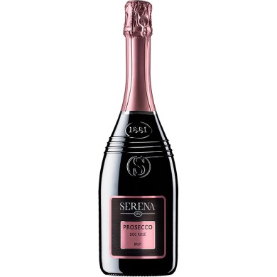 Serena Prosecco Brut Rosé Wine Dry Sparkling 750ml
