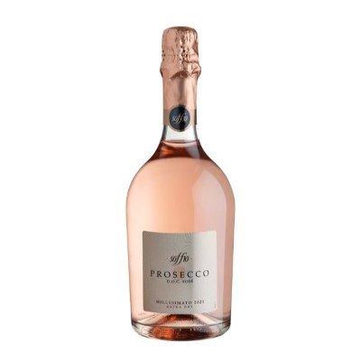 Soffio Prosecco Doc Οίνος Ροζέ Extra Ξηρός Αφρώδης 750ml Κάβα & Είδη Καπνιστού