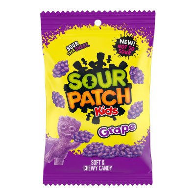 Sour Patch Kids Kαραμέλες με Σταφύλι 101g Τρόφιμα & Ροφήματα