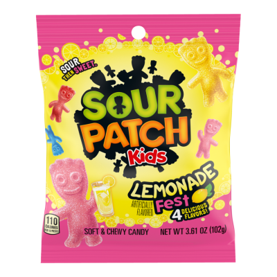 Sour Patch Kids Lemonade Fest 102g Τρόφιμα & Ροφήματα