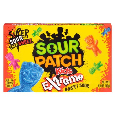 Sour Patch Kids Καραμέλες Extreme 12τμχ 99g Τρόφιμα & Ροφήματα