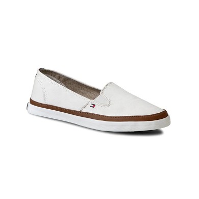 Tommy Hilfiger Canvas Shoes Kesha 7D FW56820799 121 White