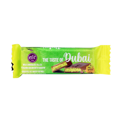 Taste Dubai Σοκολάτα Γάλακτος Φυστίκι & Καντα'ί'φι 30gr