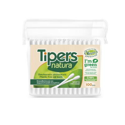 Tipers Natura Μπατονέτες Οικολογικές 100τμχ