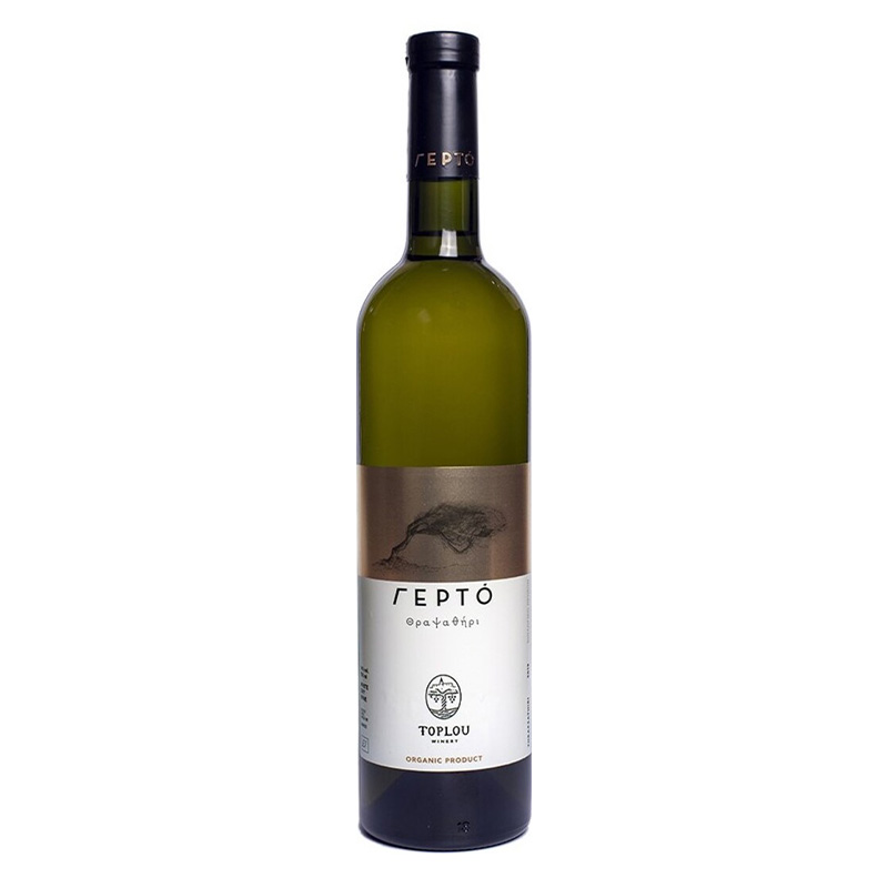 Toplou Gerto Thrapsathiri Organic Dry White Wine 750ml Cellar