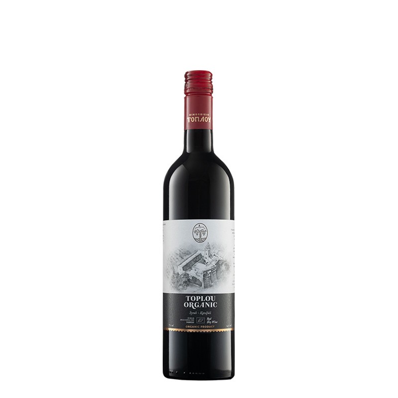 Toplou Organic Dry Organic Red Wine 750ml Cellar