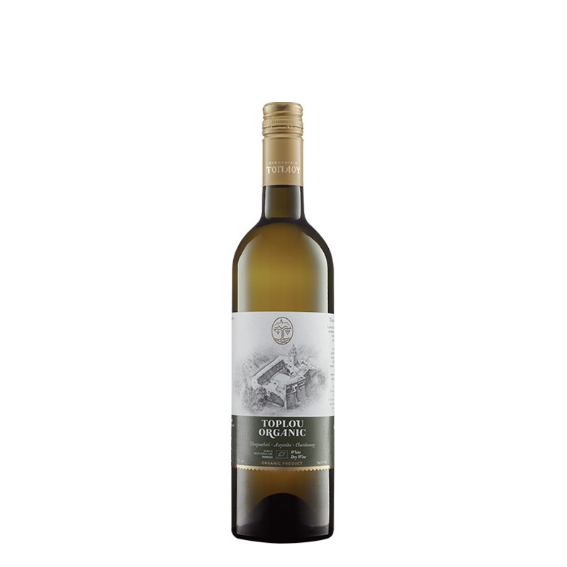 Toplou Organic Dry White Wine Organic 750ml Cellar