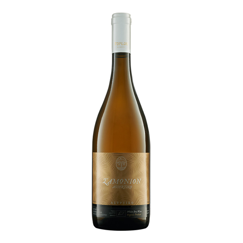 Toplou Samonion Assyrtiko Dry White Wine Organic 750ml Cellar