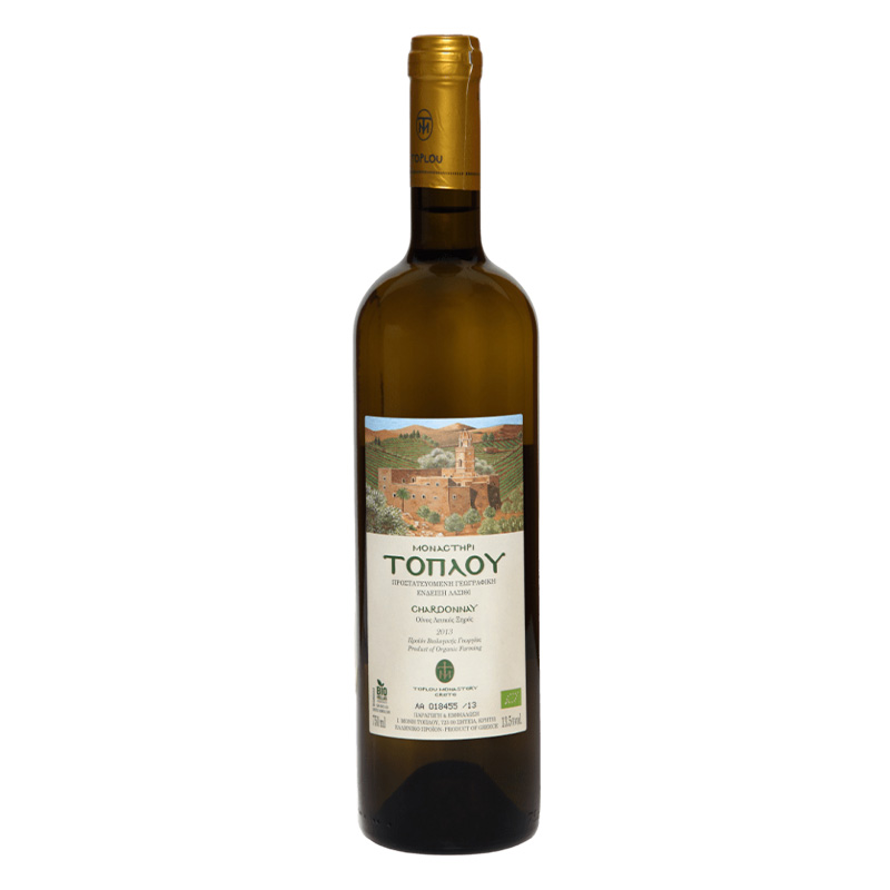 Toplou Monastery Toplou Organic Dry White Wine 750ml Cellar