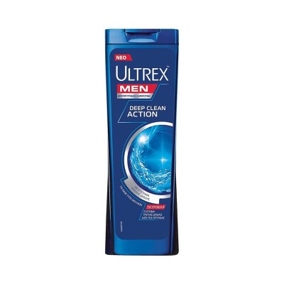 Ultrex Men Deep Clean Action Shampoo για Όλους τους Τύπους Μαλλιών 360ml Υγεία & Ομορφιά