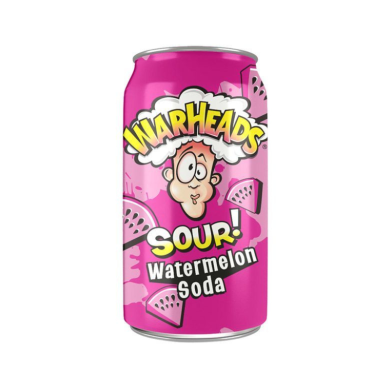 Warheads Watermelon Soda with Carbonation 330ml