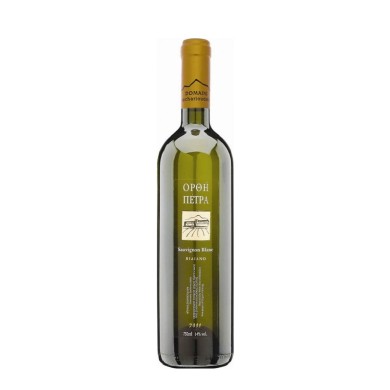 Zacharioudakis Orthi Petra Organic Semy Dry White Wine 750ml
