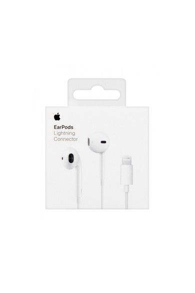 Apple EarPods Earbuds Handsfree με Βύσμα Lightning Λευκό Τεχνολογία