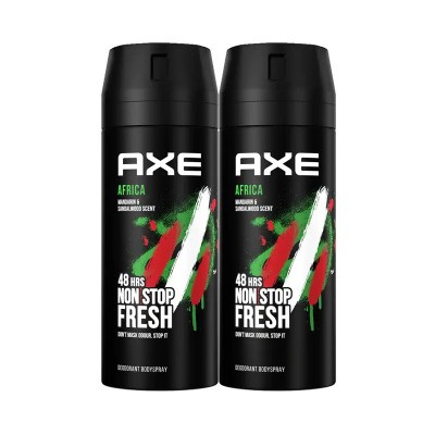 Axe Africa Αποσμητικό Spray 2x150ml 1+1 ΔΩΡΟ Υγεία & Ομορφιά