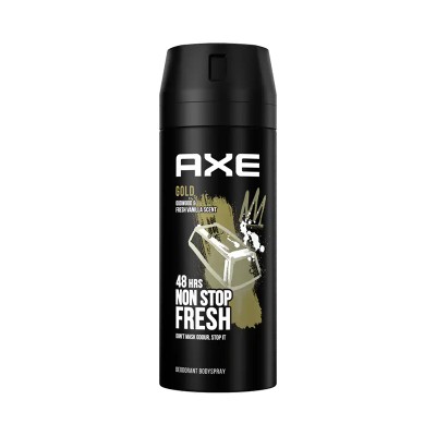 Axe Gold Oudwood & Fresh Vanilla Scent Αποσμητικό Spray 150ml Υγεία & Ομορφιά