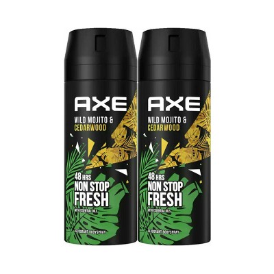 Axe Wild Mojito & Cedarwood Deodorant Spray 2x150ml 1+1 Gift Health & Beauty