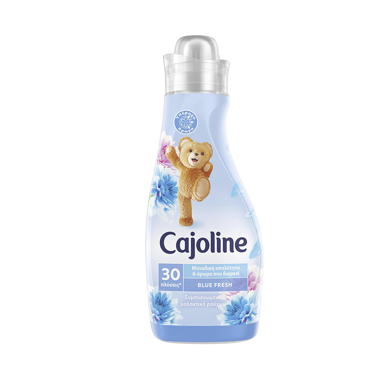 Cajoline Μαλακτικό Ρούχων με Άρωμα Blue Fresh 30 Μεζούρες 750ml Είδη Καθαρισμού