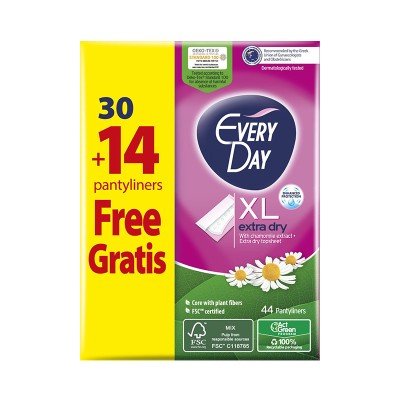 Every Day Extra Dry XL Σερβιετάκια 30+14τμχ Υγεία & Ομορφιά