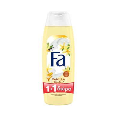Fa Yoghurt & Vanilla Honey Αφρόλουτρο 2x750ml 1+1 ΔΩΡΟ