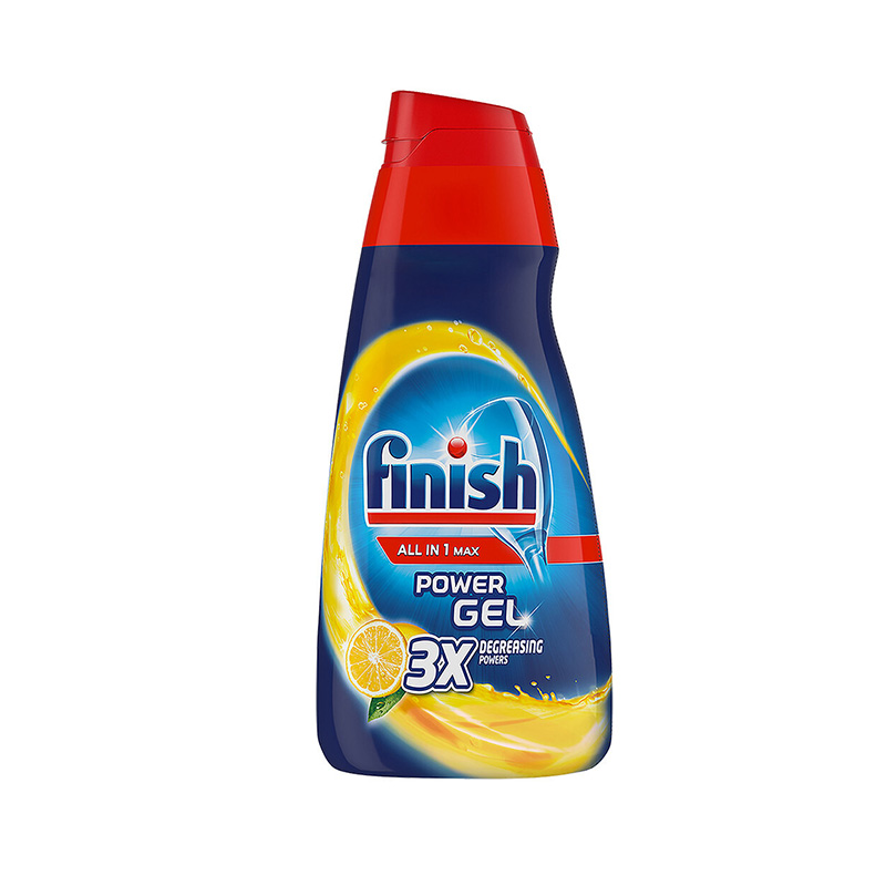 Finish All in 1 Μax με Λεμόνι Υγρό Πλυντηρίου Πιάτων 600ml Είδη Καθαρισμού