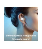 In-Ear Ασύρματα Ακουστικά Bluetooth με Μικρόφωνο Λευκό Τεχνολογία