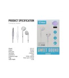 Inkax Hands Free Sweet Sound Mini Jack 3.5 EP-22 Τεχνολογία