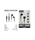 Inkax Hands Free Sweet Sound Mini Jack 3.5 EP-22 Τεχνολογία