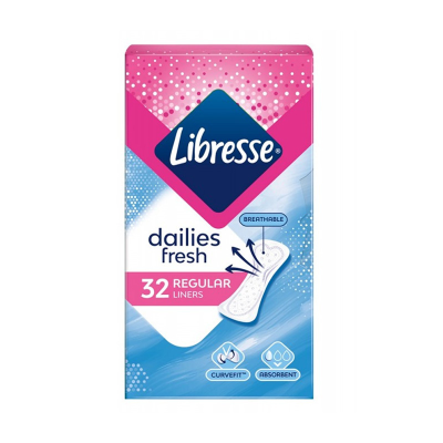 Libresse Daily Fresh Regular Σερβιετάκια 32τμχ Υγεία & Ομορφιά