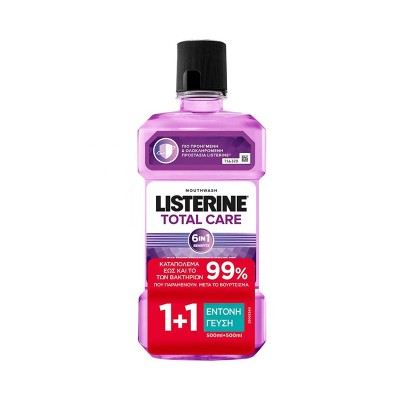 Listerine Total Care Στοματικό Διάλυμα 2x500ml 1+1 ΔΩΡΟ Υγεία & Ομορφιά