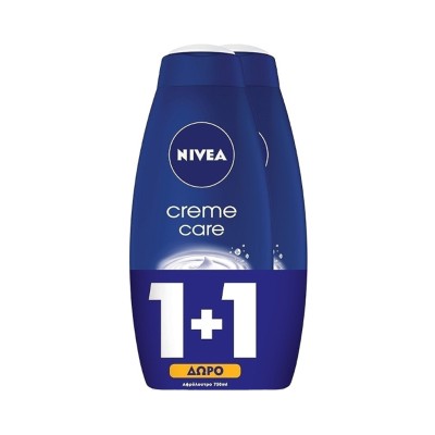 Nivea Creme Care Shower Gel 2x750ml 1+1 GIFT Health & Beauty