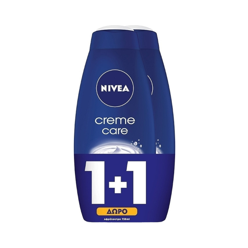 Nivea Creme Care Shower Gel 2x750ml 1+1 GIFT Health & Beauty