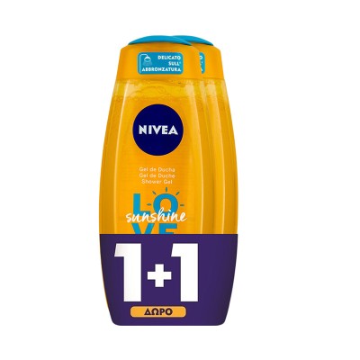 Nivea Sun Love Sunshine Αφρόλουτρο 2x500ml 1+1 ΔΩΡΟ Υγεία & Ομορφιά