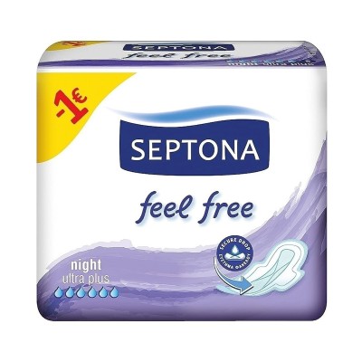Septona Feel Free Night Σερβιέτες 8τμχ Υγεία & Ομορφιά