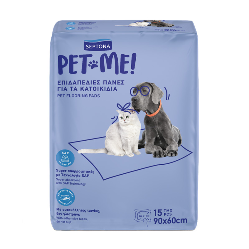 Septona Pet Me Floor Diapers for Pets 15pcs (90x60) Pets